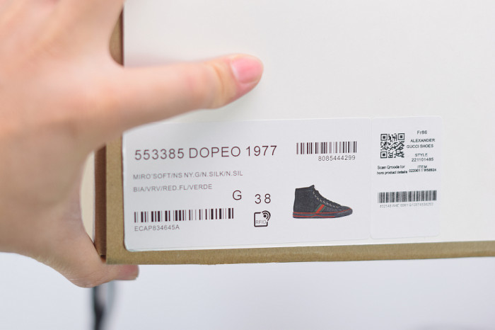 G*u*i tennis 1977 print sneaker black 553385 dopeo 1977